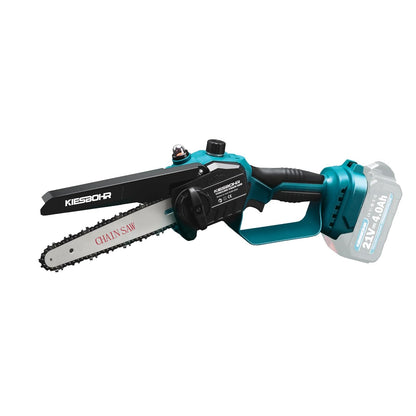 KIESBOHR CS001 Mini‑Akku‑Kettensäge (18 V, bürstenlos) — 20 cm Schwert, kompatibel mit Makita‑18V